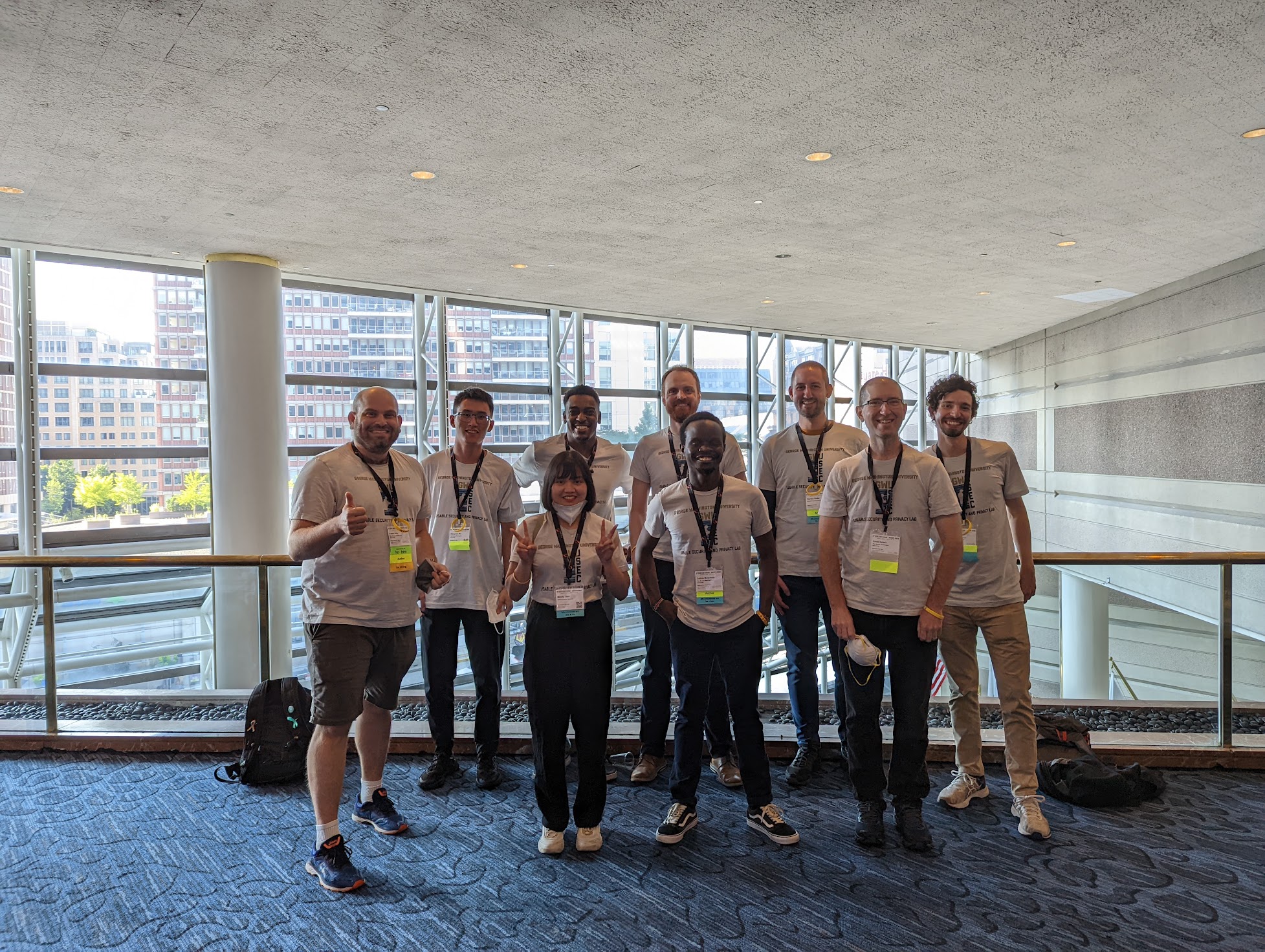 GWUSEC Lab Group at USENIX  Security,  August 2022