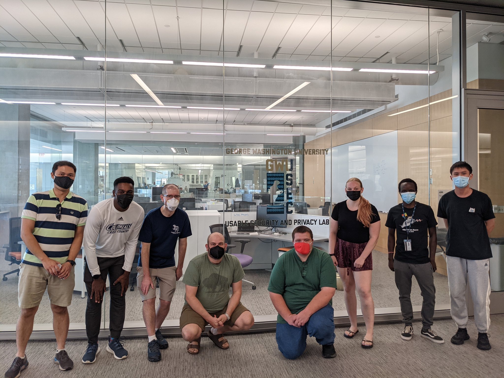 GWUSEC Lab Group Photo August 2021